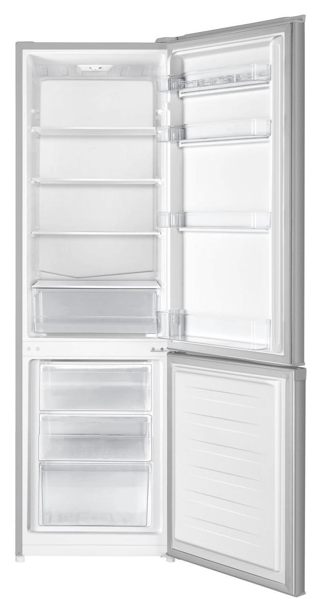 RK418DPS4 198 l / 66 l Kühl-Gefrierkombi freistehend 168 kWh Jahr  (Grau) 