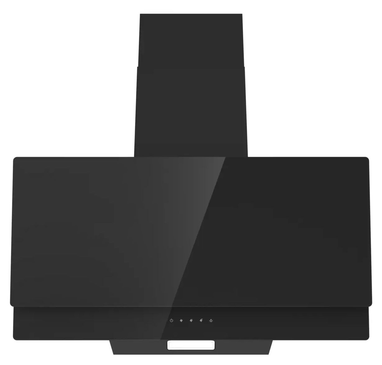 W9TB Dunstabzugshaube Wand 90 cm Abluft/Umluft (Schwarz) 
