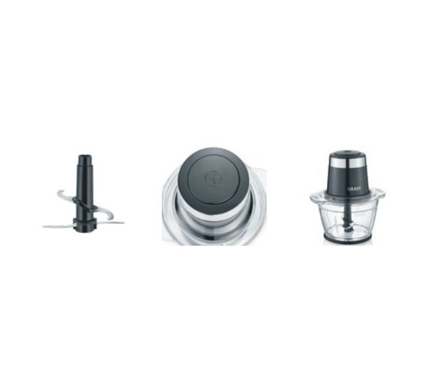CH502 Zerkleinerer 500 W 1 l Glas Behälter  (Schwarz) 