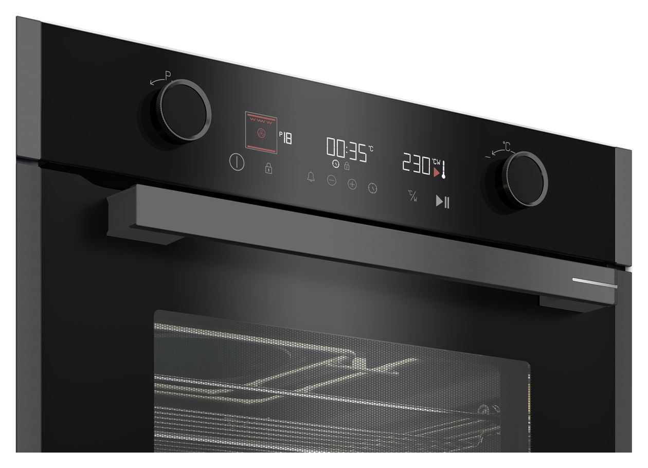 GEKW19400DX Einbaubackofen 48 l Mikrowelle 