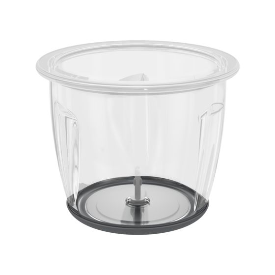GMS3670 Delisia Novus Zerkleinerer 500 W 4 Klingen 1 l Glas Behälter  (Schwarz, Edelstahl) 