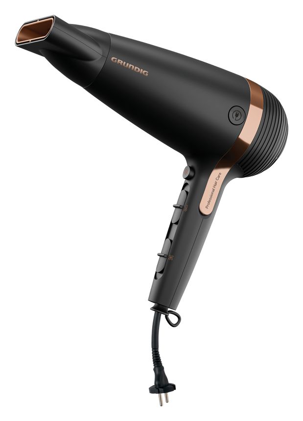 HD7081 NaturaShine Haartrockner 2100 W (Schwarz, Rosa-Goldfarben) 