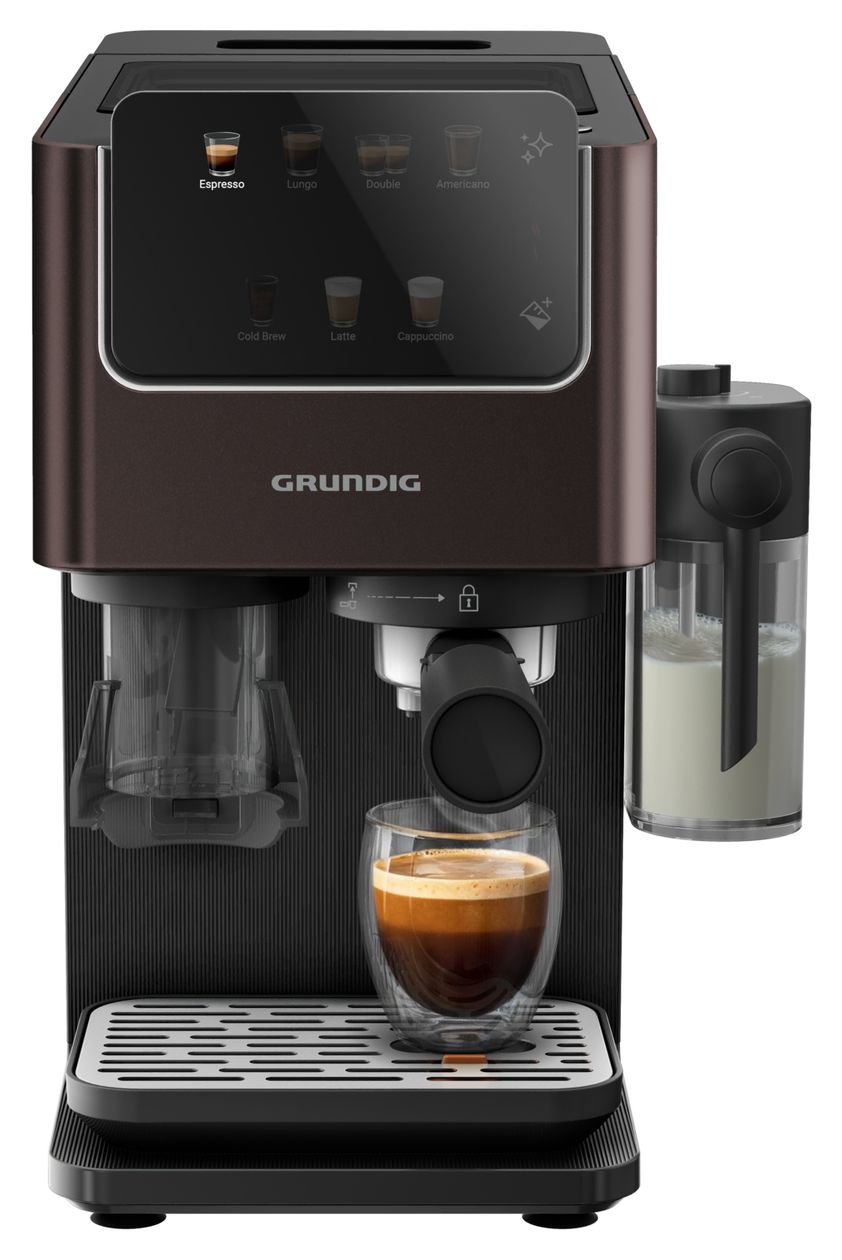 KSM8530 Siebträger Kaffeemaschine 20 bar 1688 W  (Schwarz, Braun) 