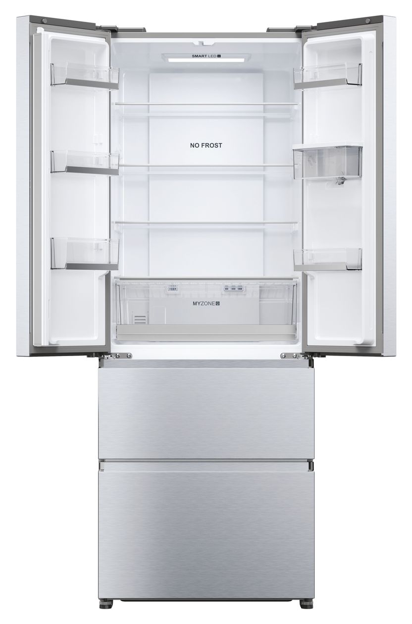 HFR5719EWMG Side-by-Side Kühl-/ Gefrierkombination 304 l / 140 l 298 kWh NoFrost 1900 mm x 700 mm  (Silber) 