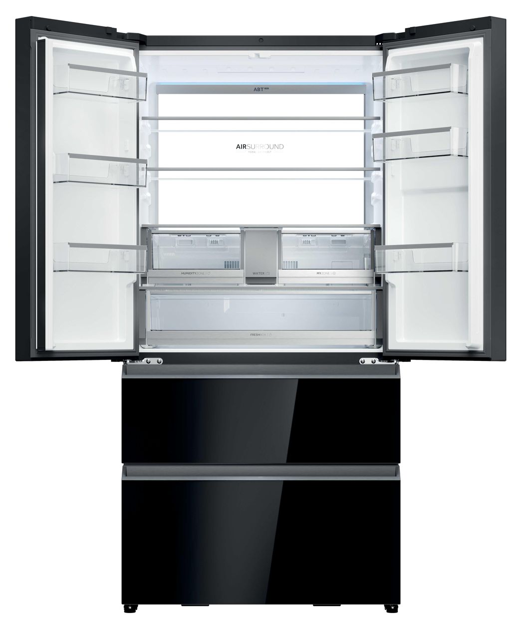 HFR79F19DFGB Side-by-Side Kühl-/ Gefrierkombination 449 l / 254 l 293 kWh NoFrost 1900 mm x 905 mm  (Schwarz) 