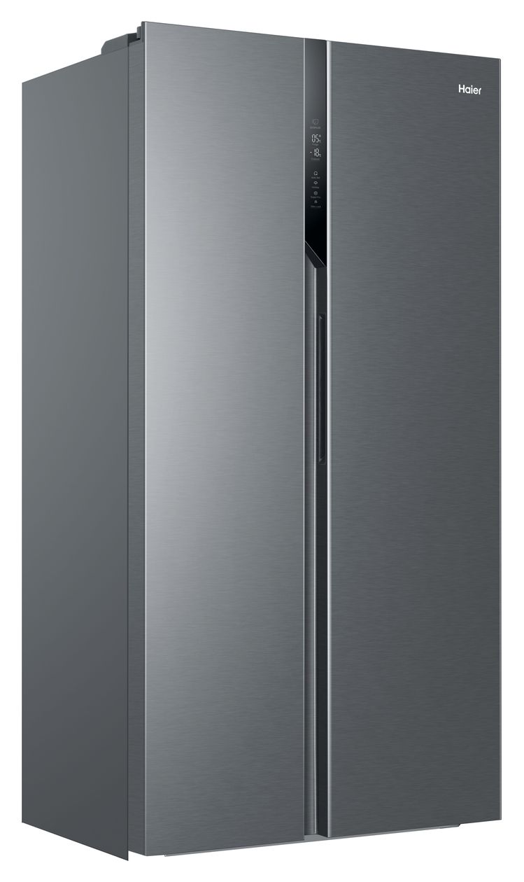 HSR3918ENPG Side-by-Side Kühl-/ Gefrierkombination 337 l / 191 l 317 kWh NoFrost 1775 mm x 908 mm  (Silber) 