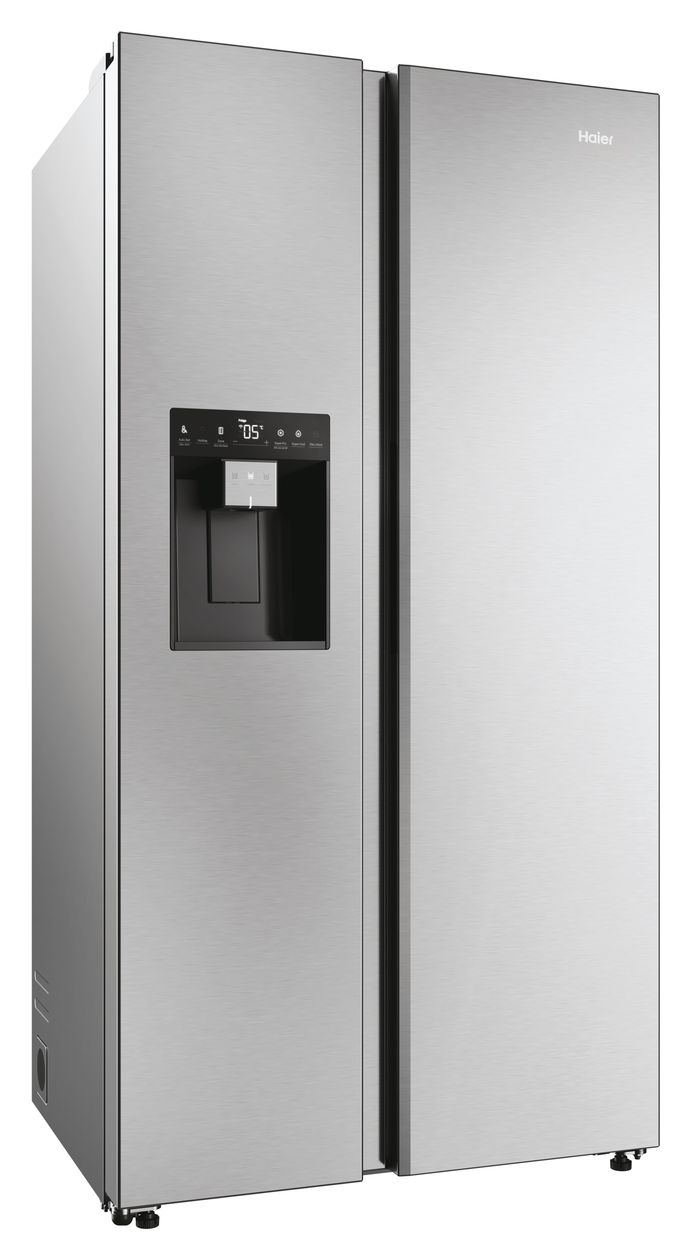 HSW59F18EIMM Side-by-Side Kühl-/ Gefrierkombination 391 l / 210 l 334 kWh NoFrost 1775 mm x 905 mm  (Platin, Edelstahl) 