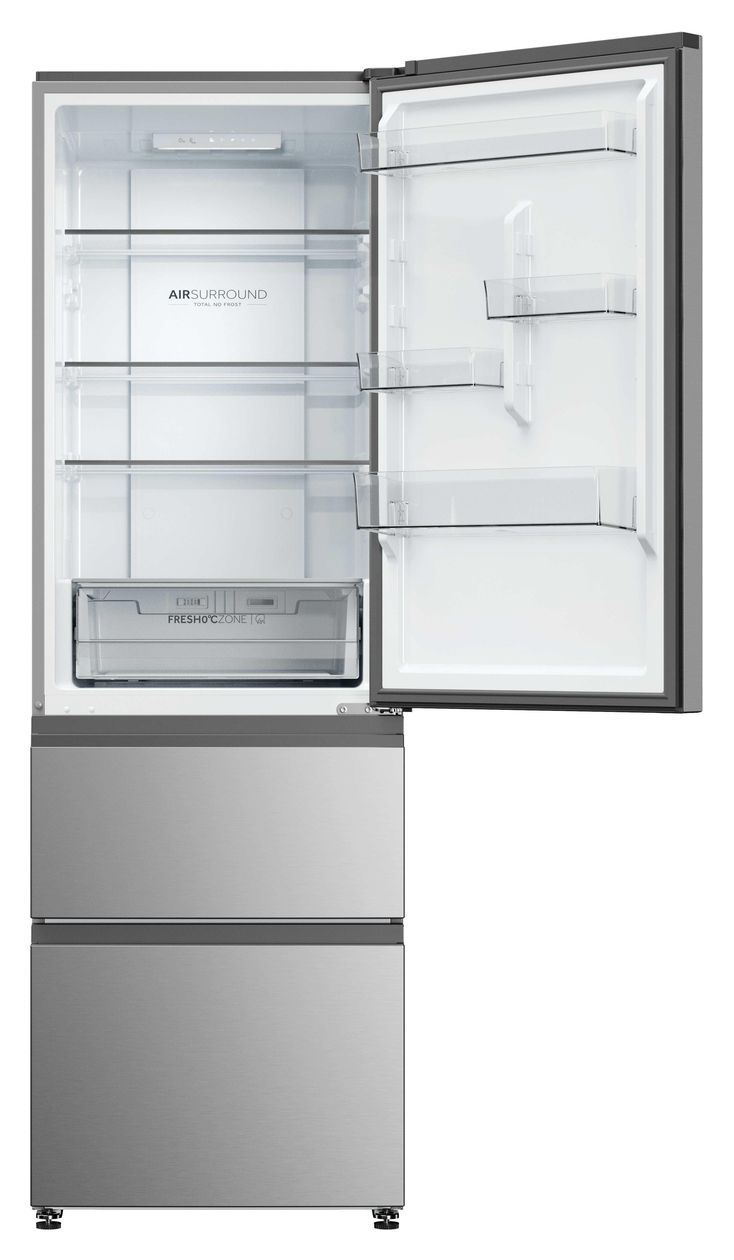 HTR3618CNMG 235 l / 125 l Kühl-Gefrierkombi freistehend NoFrost 173 kWh Jahr  (Silber) 