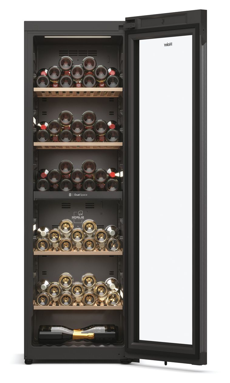 HWS236GDGU1 Weinkühler Freistehend EEK: G 2 Zonen 236 Flasche(n) 