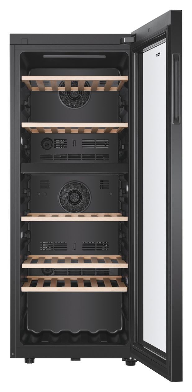 HWS79GDG Weinkühler Freistehend EEK: G 2 Zonen 79 Flasche(n) 
