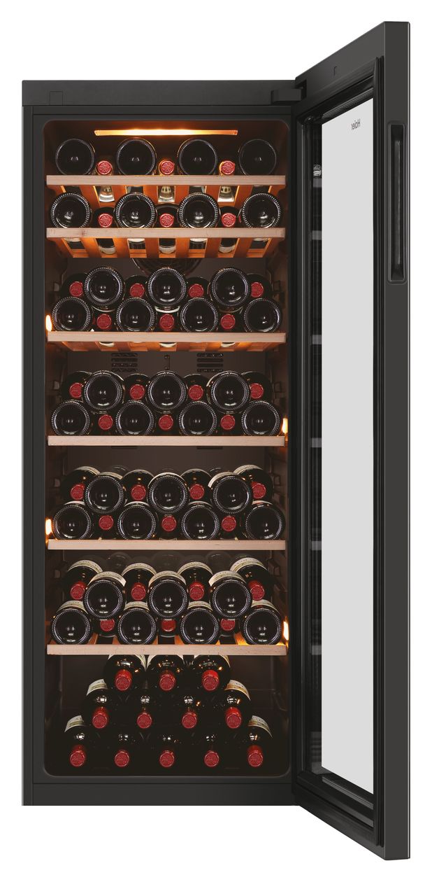 HWS84GNF Weinkühler Freistehend EEK: F 1 Zonen 84 Flasche(n) 