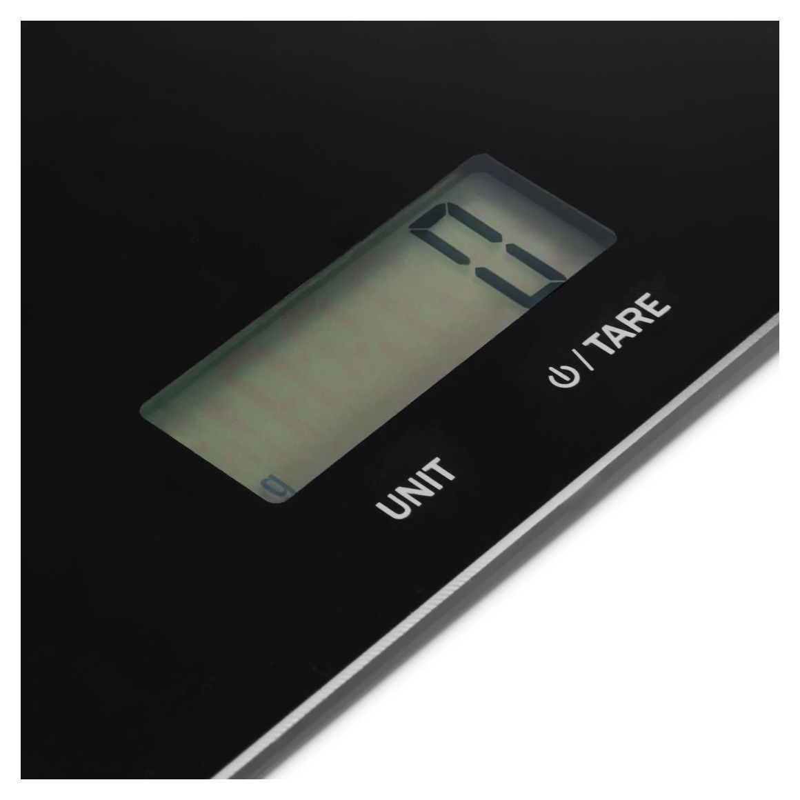 002913 Elektronische Küchenwaage bis 5 kg Genauigkeit 1 g  (Schwarz) 