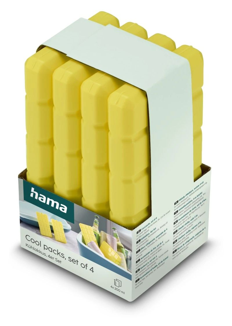 002920 Kühlakkus 4er Pack  (Gelb) 