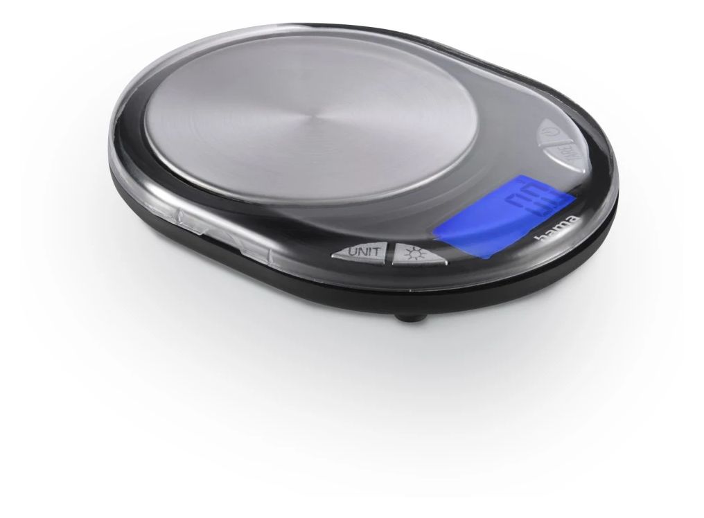 002927 Elektronische Küchenwaage bis 0,5 kg Genauigkeit 0,1 g  (Schwarz) 