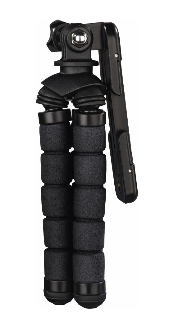 004609 Flex 3 Bein(e) Stativ Smartphone-/Action-Kamera  (Schwarz, Rot) 