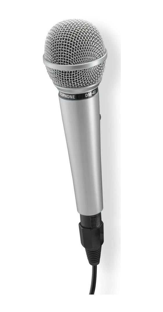 046004 Jam Star Kabelgebunden Karaoke-Mikrofon 3,5 mm (1/8")  Silber Kabelgebunden  (Silber) 