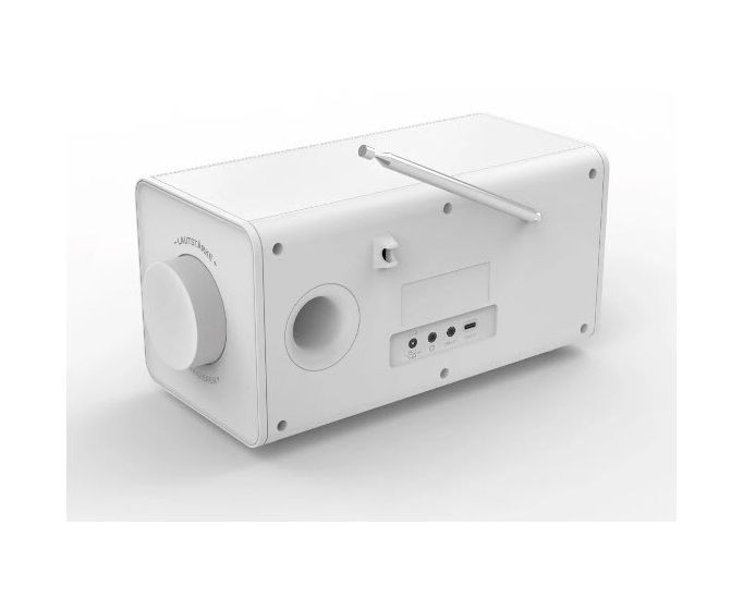 054297 DR1001BT Bluetooth DAB, DAB+, FM Radio Persönlich  (Weiß) 
