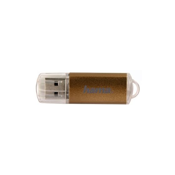 091076 Laeta USB Typ-A Stick 32 GB  (Braun, Transparent) 