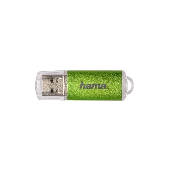 104300 Laeta USB Typ-A Stick 64 GB  (Grün, Transparent) 