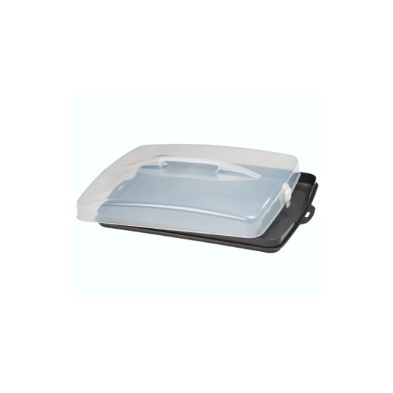 111497 Blechkuchen-Transportbox Rechteck 