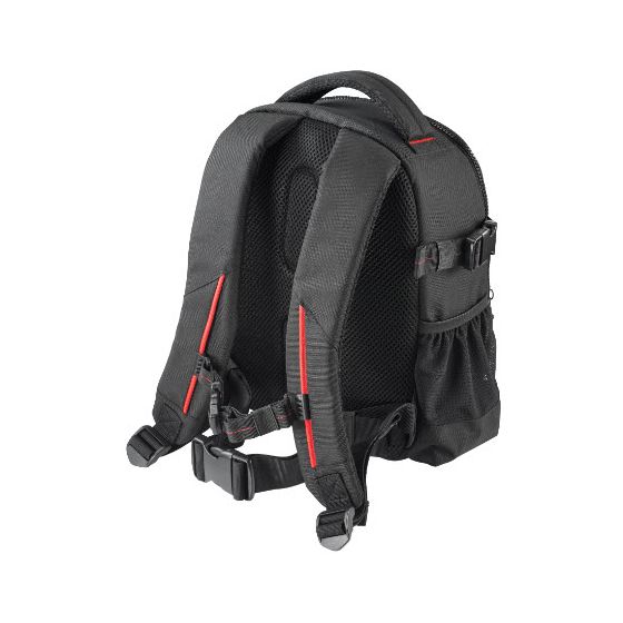 121345 Ohio Kamera-Rucksack für Jede Marke 220 x 100 x 240 mm  (Schwarz, Rot) 