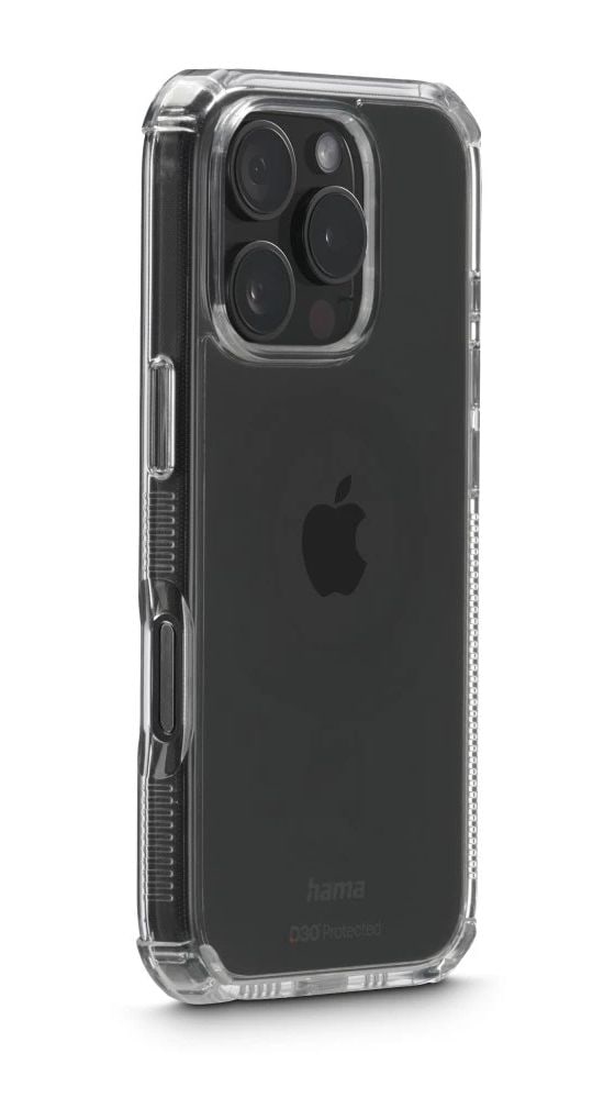 123764 Extreme Protect Cover für Apple iPhone 16 Pro  (Transparent) 