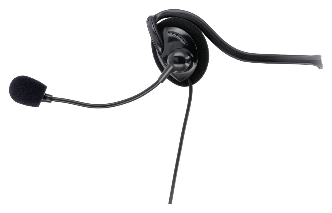 139920 NHS-P100 Ohraufliegender Kopfhörer Kabelgebunden  (Schwarz) 