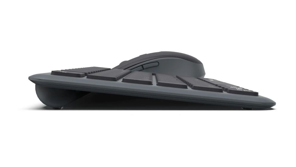 173061 WKM-500 Heimbüro Tastatur RF Wireless + Bluetooth 2.4 GHz  (Schwarz) 