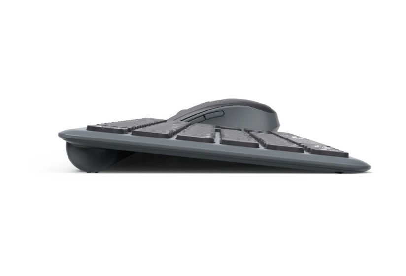 173065 WKM-550 Heimbüro Tastatur RF Wireless + Bluetooth 2.4 GHz  (Schwarz) 
