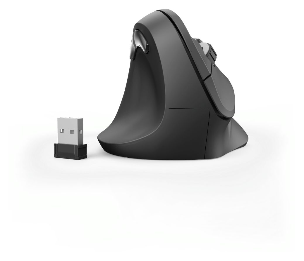 182697 EMW-500L 1800 DPI Büro Maus Optisch  (Schwarz) 