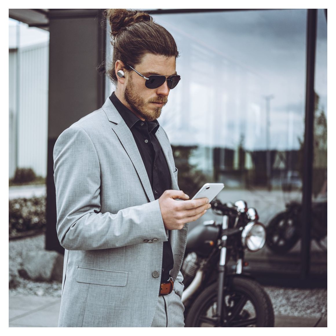 184109 Spirit Pure In-Ear Bluetooth Kopfhörer kabellos 5 h Laufzeit IPX5  (Weiß) 