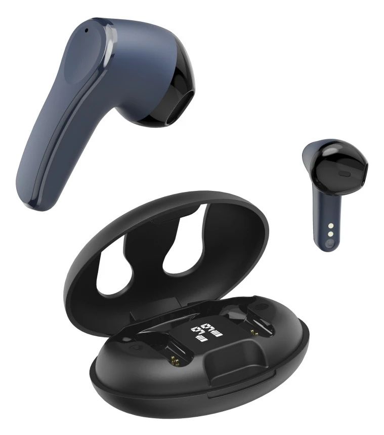 184175 Spirit Unchained In-Ear Bluetooth Kopfhörer Kabellos TWS 4 h Laufzeit  (Schwarz, Blau) 