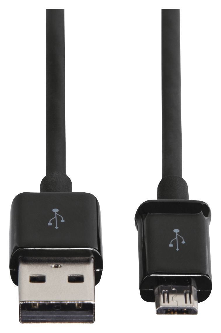 200904 0,48 Gbit/s Stecker USB A auf Micro-USB B 0,9 m  (Schwarz) 
