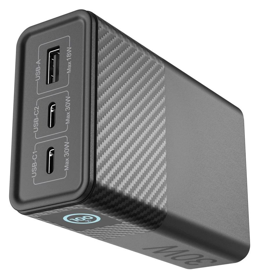 201762 Power Pack 20000 mAh Powerbank USB Typ-C  (Schwarz) 