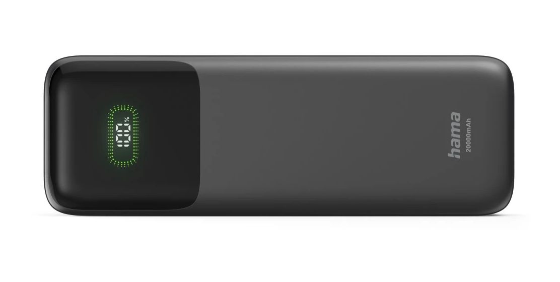 201785 Roll Up 20 20000 mAh Powerbank USB Typ-C  (Anthrazit) 