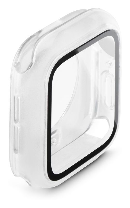 210919 Hülle Apple Watch 4/5/6/SE 1. Gen./SE 2. Gen (Schwarz, Transparent) 