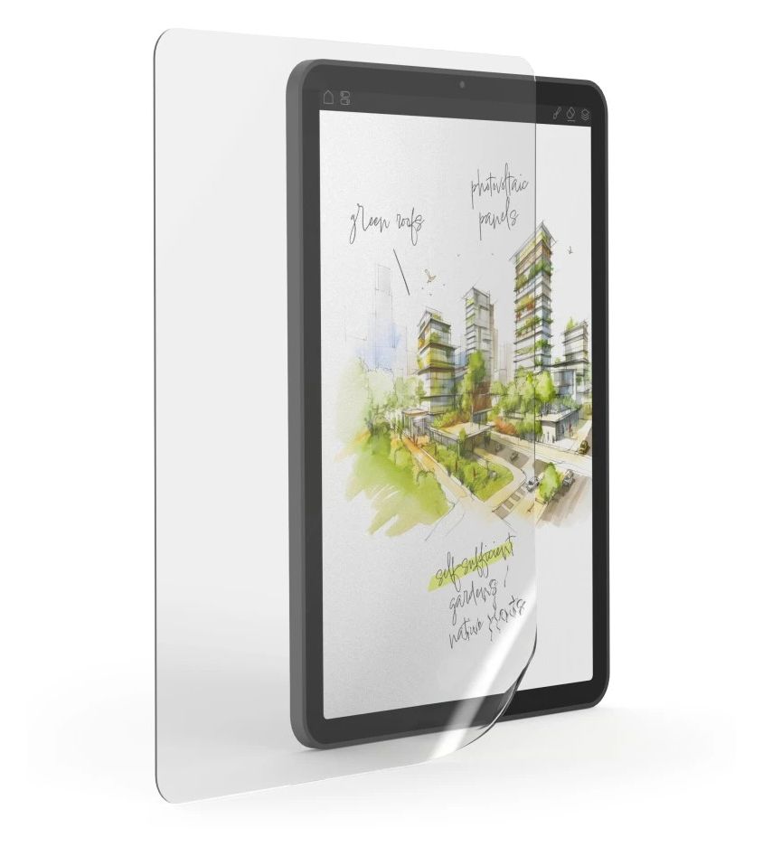 210985 Feels Like Paper Papierähnliche Schutzfolie für den Bildschirm aus PET Flexiglas 3H für Apple iPad Air 11” (2025 / 2024) bis 27,9 cm (11") Schlagfest, Kratzresistent, Schockresistent  (Transparent) 