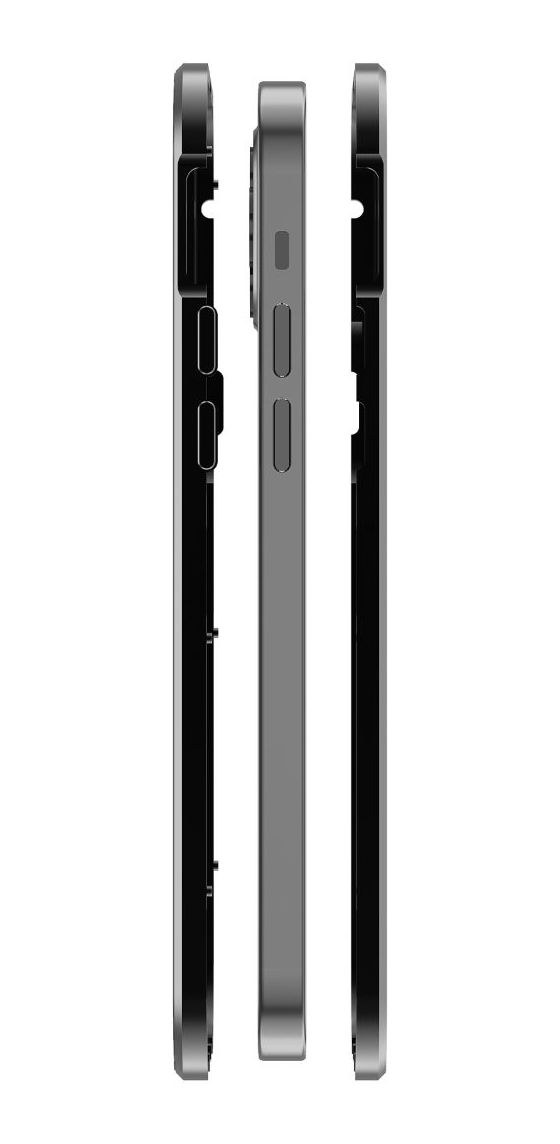 217008 360° Glass Cover für Apple iPhone 13 (Schwarz, Transparent) 