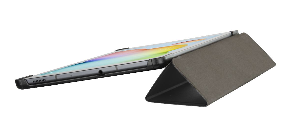 217204 Fold Folio aus Kunststoff für Samsung Galaxy Tab S6 Lite 10.4" 20/22 bis 26,4 cm (10.4") Schmutzabweisend, Staubresistent, Kratzresistent (Schwarz) 