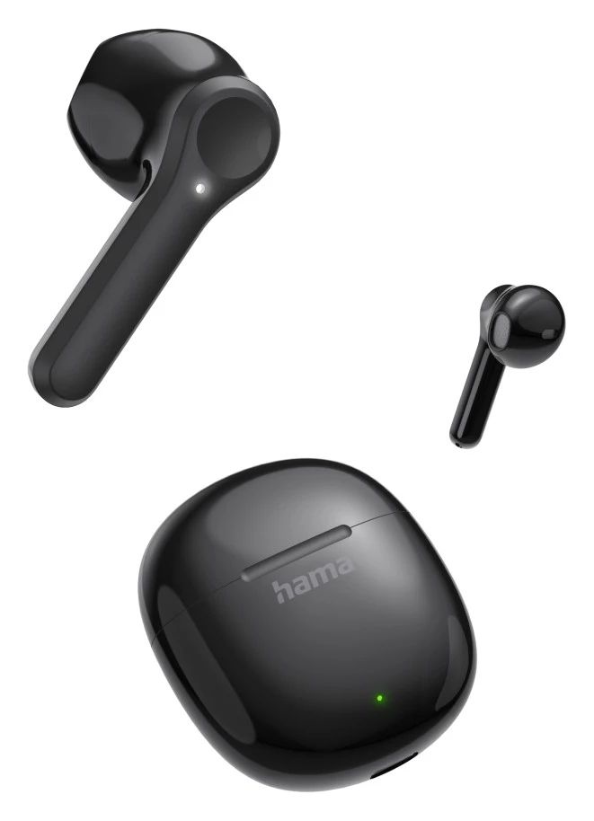 221773 Action One In-Ear Bluetooth Kopfhörer Kabellos TWS 4 h Laufzeit  (Schwarz) 