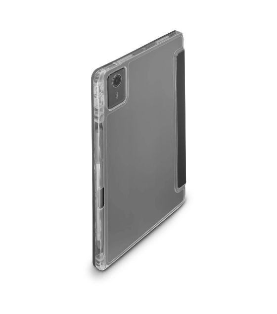 222082 Flex Clear Folio aus Kunststoff für Lenovo Tab M11 bis 27,9 cm (11") Schmutzabweisend, Kratzresistent mit Magnetverschluss (Schwarz, Transparent) 