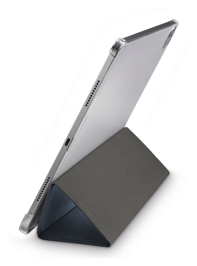 222086 Fold Clear Folio aus Kunststoff für Apple iPad Pro 13" (2024) bis 33 cm (13") Schmutzabweisend, Staubresistent, Kratzresistent mit Magnetverschluss (Blau, Transparent) 