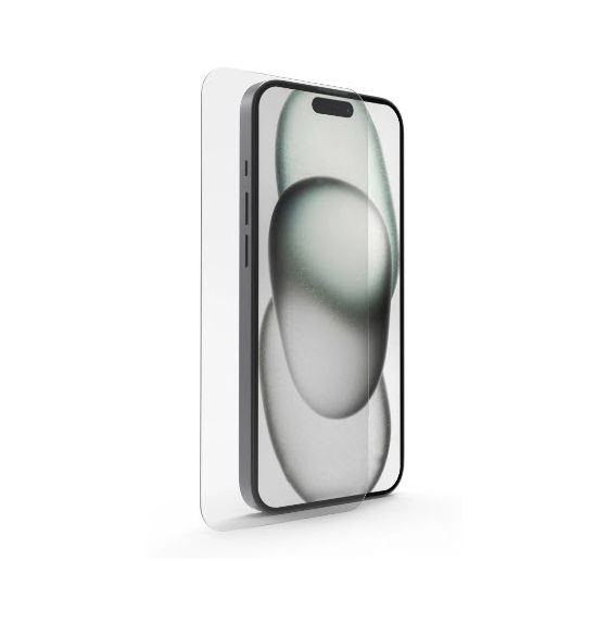 222703 Clear Protect Klare Bildschirmschutzfolie gehärtetes Glas 9H für  Apple iPhone 15/15 Pro Schlagfest, Schlagfest, Kratzresistent 