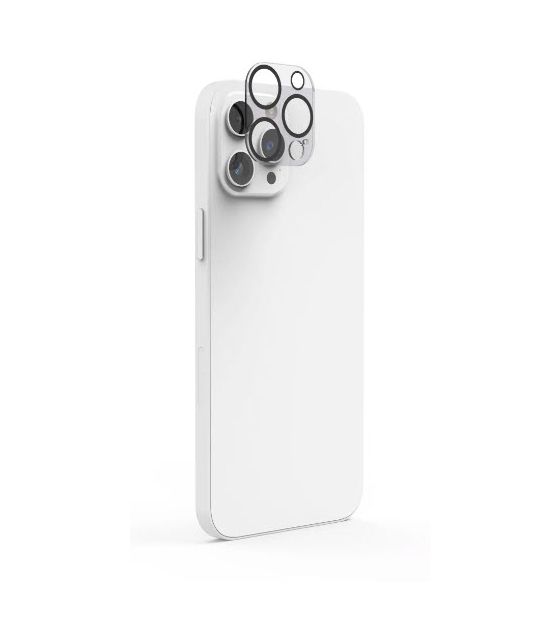 222747 Cam Protect Kameraobjektivschutz gehärtetes Glas 9H für  Apple iPhone 14 Pro / 14 Pro Max Bruchfest, Schlagfest, Schlagfest, Kratzresistent, Splitterfrei, Schockresistent 
