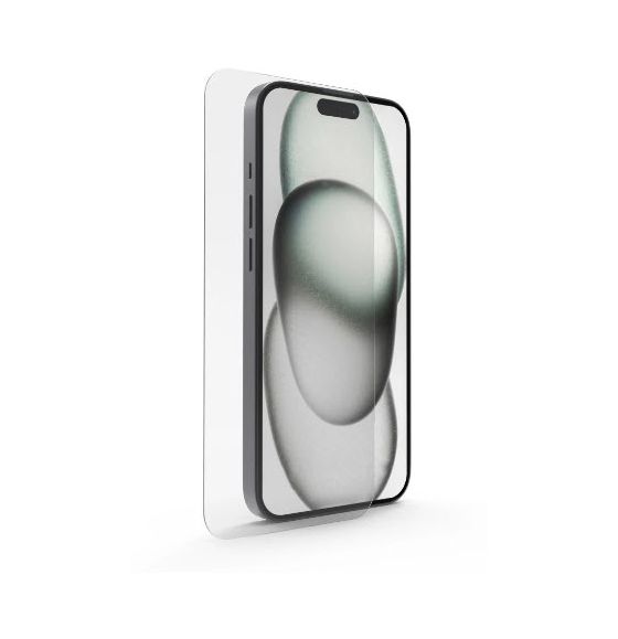 222765 Clear Protect Klare Bildschirmschutzfolie gehärtetes Glas 9H für  Apple iPhone 15 Pro Max Schlagfest, Schlagfest, Kratzresistent 