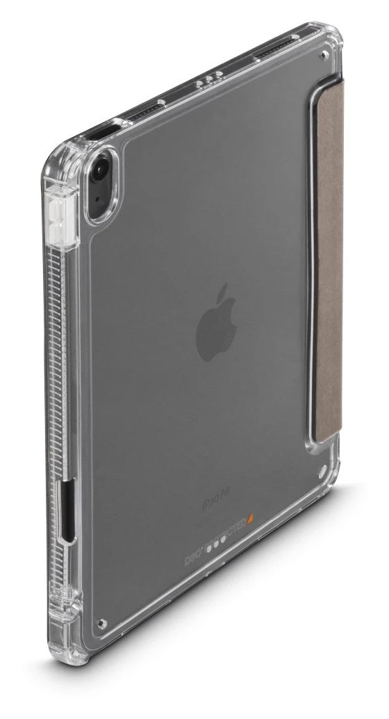227027 Extreme Protect Folio aus Mikrofaser, Samt für Apple iPad Pro 13" (2024) bis 33 cm (13") Stoßfest, Fallbeständigkeit, Kratzresistent, Schockresistent mit Magnetverschluss (Sand, Transparent) 