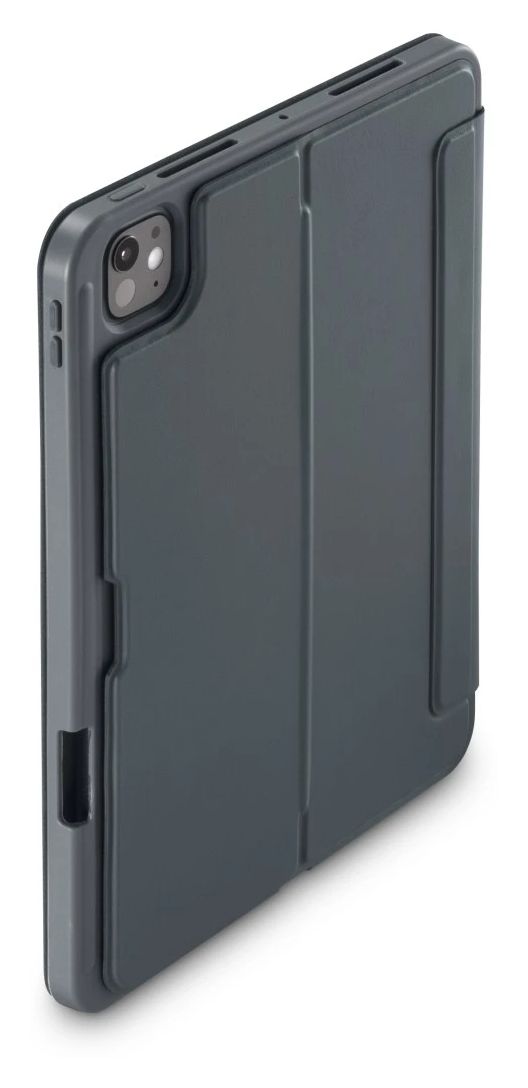 227048 Stand Folio Folio aus Kunststoff für Apple iPad Pro 11" (2024) bis 27,9 cm (11") Schmutzabweisend, Staubresistent, Kratzresistent mit Magnetverschluss (Grau) 