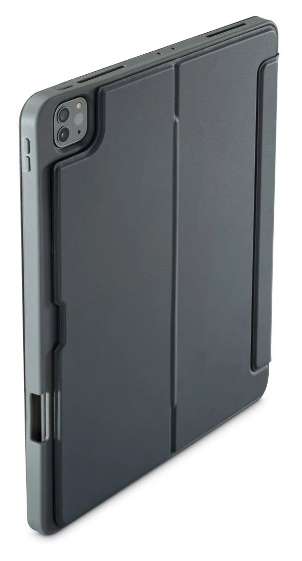 227049 Stand Folio Folio aus Kunststoff für Apple iPad Pro 13" (2024) bis 33 cm (13") Schmutzabweisend, Staubresistent, Kratzresistent mit Magnetverschluss (Grau) 