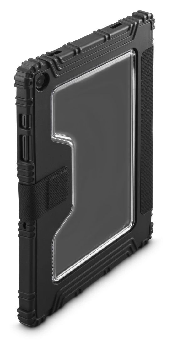 227091 Protection Folio aus Polycarbonat (PC), Polyurethan für Samsung Galaxy Tab A11+ / A9+ bis 27,9 cm (11") Schmutzabweisend, Staubresistent, Schlagfest, Kratzresistent, Schockresistent mit Magnetverschluss (Schwarz) 