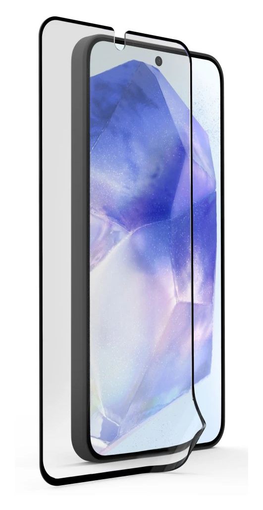 228532 Super Hybrid Klare Bildschirmschutzfolie Kunststoff 9H für  Samsung Galaxy A56 5G Schlagfest, Kratzresistent, Splitterfrei, Stoßfest 